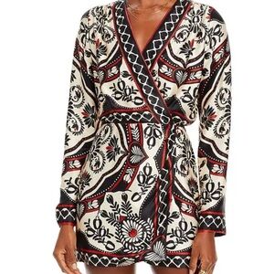 Farm Rio Black Passion Scarf
Mini Wrap Dress size S